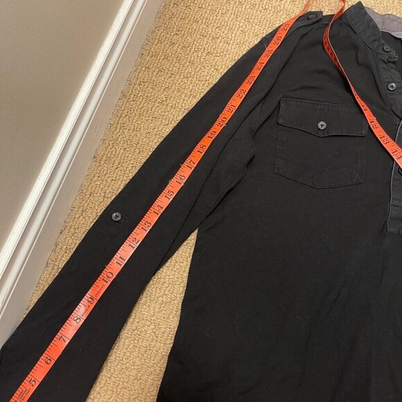 H&M Utility Popover Shirt Black – M - Picture 8 of 8